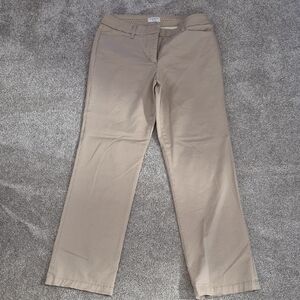 Charter Club Beige Straight Leg Pants